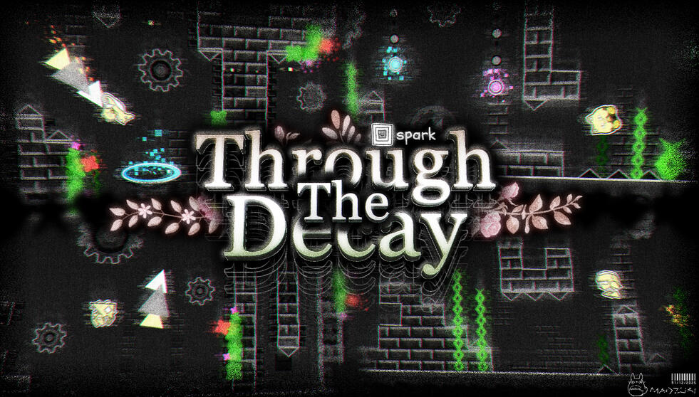through the decay